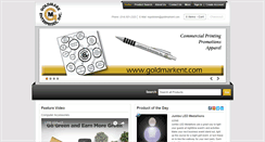Desktop Screenshot of goldmarkent.com